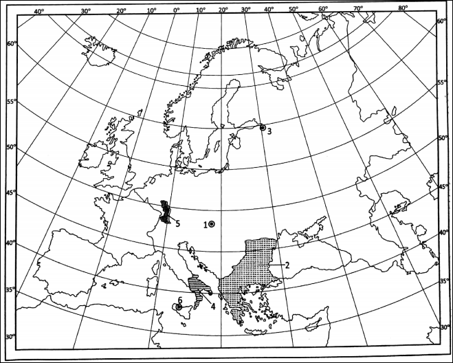 WBBSE Solutions For Class 9 Fundamentals Of History Map Pointing Chapter 3 Map Of Europe