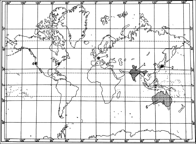 WBBSE Solutions For Class 9 Fundamentals Of History Map Pointing ...