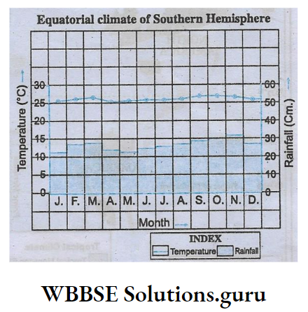 WBBSE Notes For Class 10 Chapter 2 Atmosphere Equatorial Climate of Southern Hemisphere