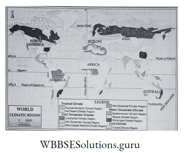 WBBSE Notes For Class 10 Chapter 2 Atmosphere World Climatic Region