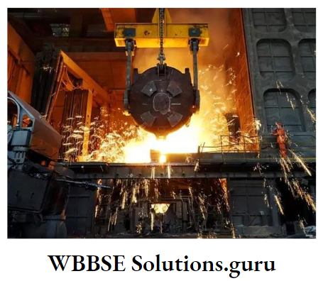 WBBSE Notes For Class 10 Chapter 5 India Economic Environment Iron and Steel Factory