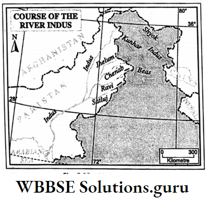 WBBSE Notes For Class 10 Geography Chapter 5 India River Indus