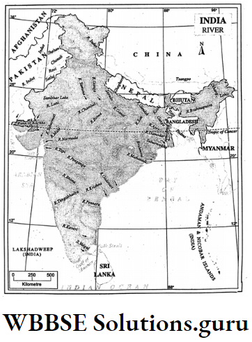 WBBSE Notes For Class 10 Geography Chapter 5 India Rivers of India