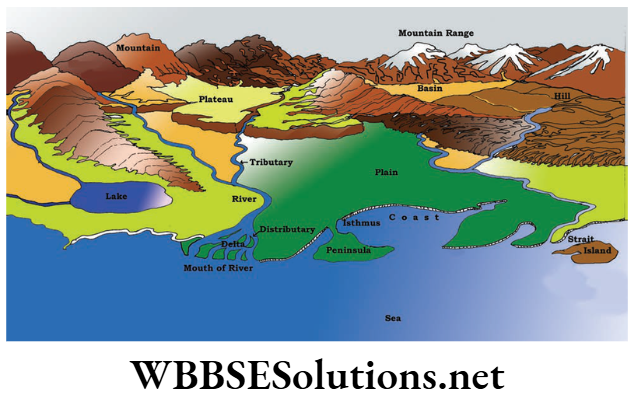 WBBSE Notes For Class 9 Geography and Environment Chapter 4 Major Landforms