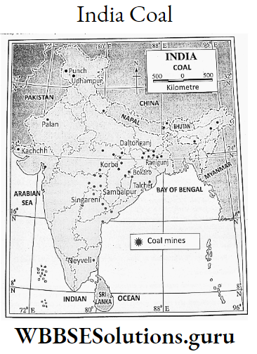 WBBSE Notes For Class 9 Geography and Environment Chapter 7 Resource Of India India Coal