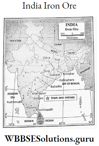 WBBSE Notes For Class 9 Geography and Environment Chapter 7 Resource Of India India Iron Ore