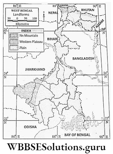 WBBSE Notes For Class 9 Geography and Environment Chapter 8 West Bengal Landforms