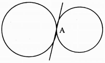 WBBSE Solutions For Class 10 Maths Geometry Chapter 2 Theorems Related To Tangent Of A Circle Two Circles Touch Each Other Externally At Point A Is Transverse