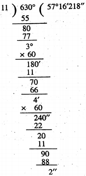 WBBSE Solutions For Class 10 Maths Trigonometry Chapter 1 Concept Of Measurement Of Angle In Sexagesimal System 1 Radian