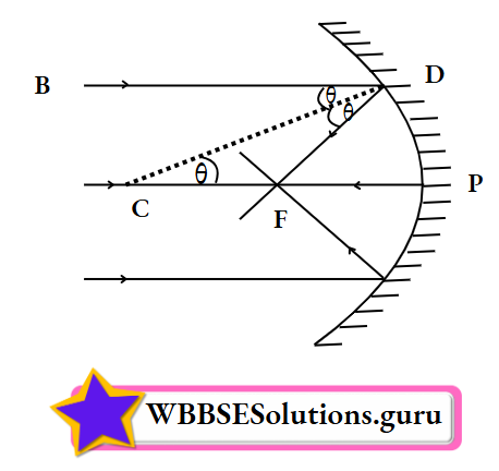WBBSE Solutions For Class 10 Physical Science And Environment Chapter 5 Light Realtionship Between F And R For A Concave Mirror