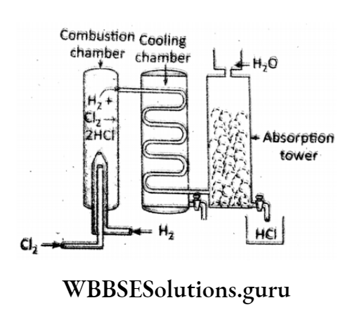 WBBSE Solutions For Class 10 Physical Science And Environment Chapter 8 Inorganic chemistry In The Laboratory And In Industry preparation of Hcl