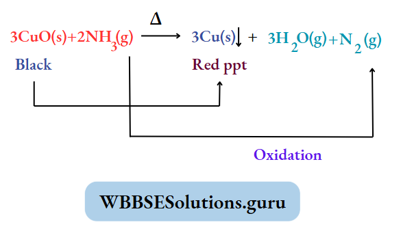 WBBSE Solutions For Class 10 Physical Science And Environment Chapter 8 Inorganic chemistry In The Laboratory And In Industry reducing property