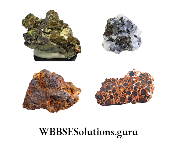WBBSE Solutions For Class 10 Physical Science And Environment Chapter 8 Metallurgy haematite, copper pyrites, Zinc blende, Bauxite