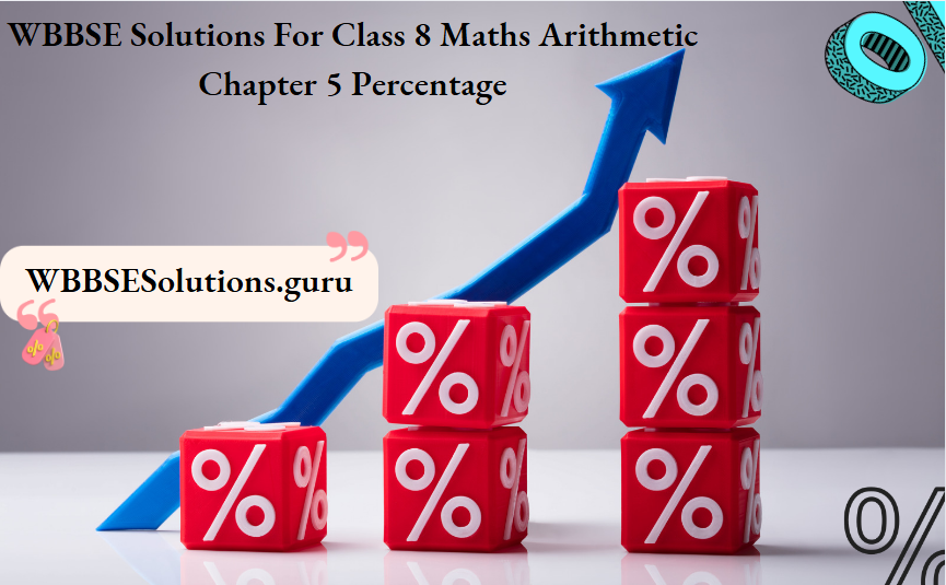 WBBSE Solutions For Class 8 Maths Arithmetic Chapter 5 Percentage