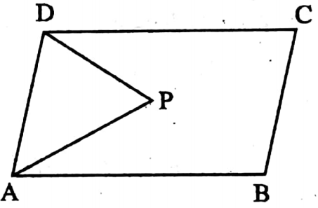 WBBSE Solutions For Class 9 Maths Geometry Chapter 1 Properties Of Parallelogram ABCD AP And DP Are Bisectors Of Angle BAD