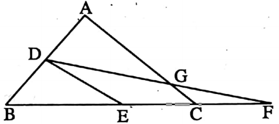 WBBSE Solutions For Class 9 Maths Geometry Chapter 2 Transversal And Mid Point Theorem Example 7