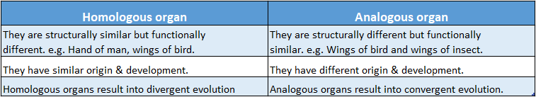 WBBSE Solutions For Class 10 Life Science Chapter 4 Evolution And Adaptation Topic A Evolution Homologous and analogous