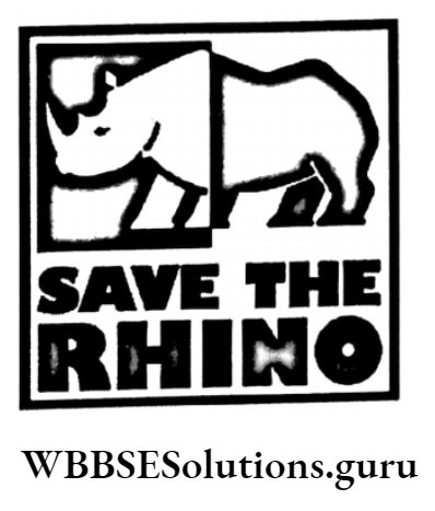 WBBSE Solutions For Class 10 Life Science Chapter 5 Environment Its Resources And Their Conservation Topic D Biodiversity And Conservation save the rhino visison