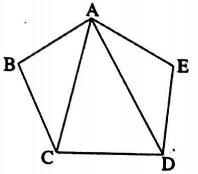 WBBSE Solutions For Class 8 Maths Geometry Chapter 7 Geometrical Proofs In Adjacent ABCDE IS A Regular Pentangon