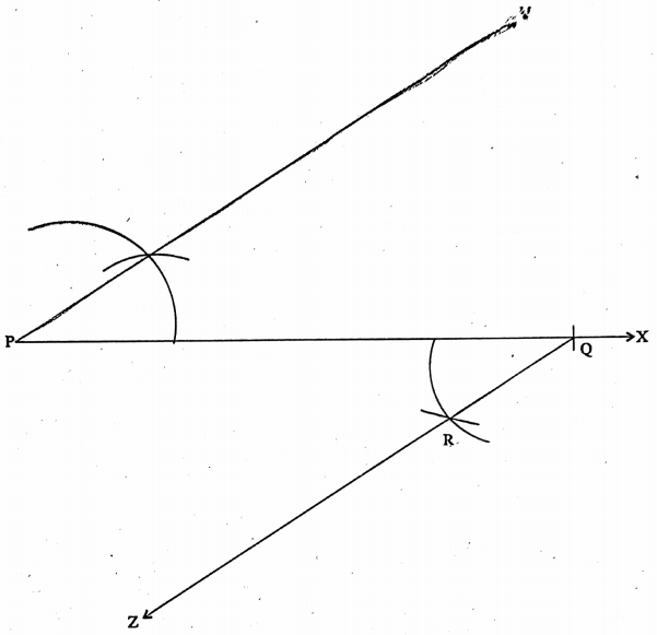 WBBSE Solutions For Class 8 Maths Geometry Chapter 8 Construction Dividing A Line Segment Into Three Or Five Equal Parts Example 4 Step 4-2