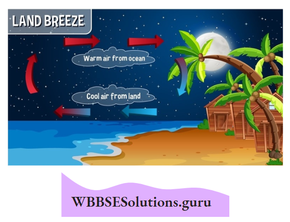 WBBSE Notes For Class 10 Chapter 2 Atmosphere Land Breeze