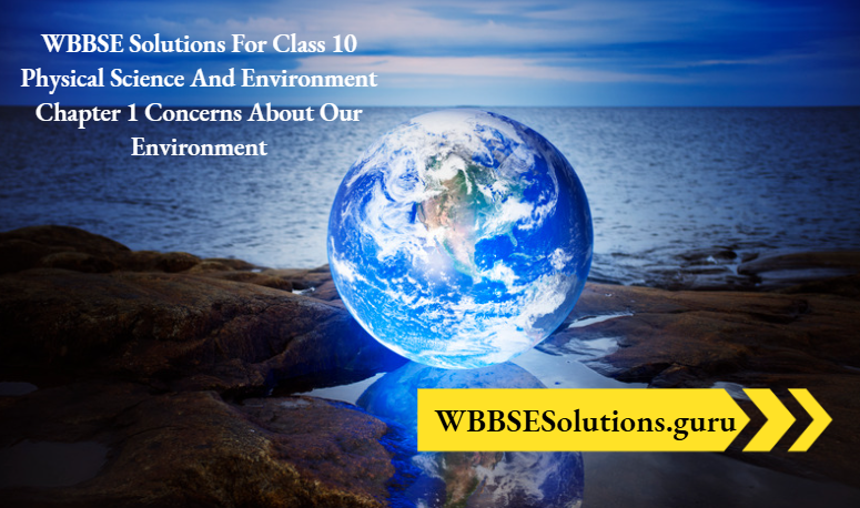 WBBSE Solutions For Class 10 Physical Science And Environment Chapter 1 Concerns About Our Environment