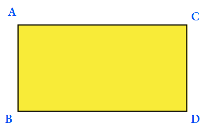 Locations Directions And Instructions the shape of ABCD is a rectangle