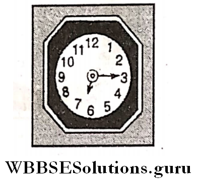 Reading And Writing Of Time Railway Time the short hand is between six and seven and the long is at three