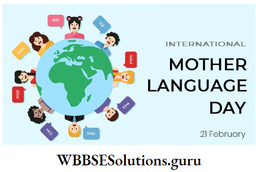 WBBSE Notes For Class 10 History And Environment Chapter 8 Post Colonial India Mother Language Day