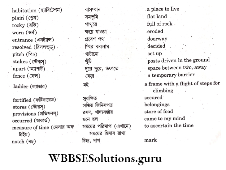 lesson 10 class 9 english wbbse