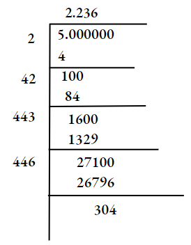 WBBSE Solutions For Class 7 Maths Arithmatics Chapter 5 Square Root Of Fractions The Approximate Value Of The Following Up To 3 Decimal Places 2
