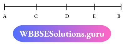 WBBSE Solutions For Class 7 Maths Geometry Chapter 1 Revision Of Old Lesson A Line Segment Of Length 10cm With A Scale And Divide It Into Four Equal Parts