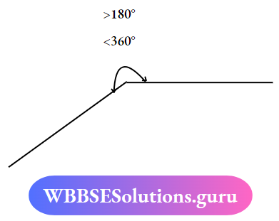 WBBSE Solutions For Class 7 Maths Geometry Chapter 1 Revision Of Old Lesson Reflex Angle