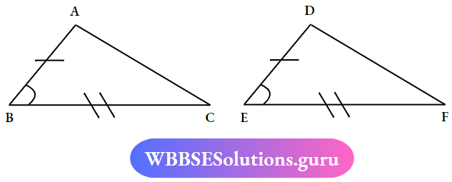 WBBSE Solutions For Class 7 Maths Geometry Chapter 5 Concept Of Congruency SAS Congruency Of Triangle