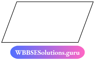 WBBSE Solutions For Class 7 Maths Geometry Chapter 9 Symmetry Parallelogram