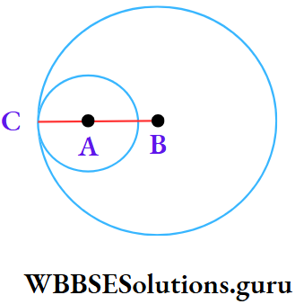 WBBSE Class 10 Maths Geometry Chapter 2 Theorems Related To Tangent Of A Circle Two circles with centres A and B touch
