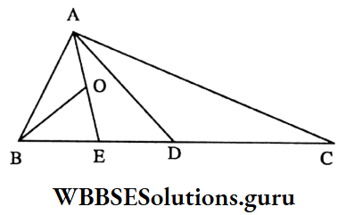 WBBSE Class 9 Maths Geometry Chapter 3 D IS The Midpoint Of Side Bc Triangle ABC