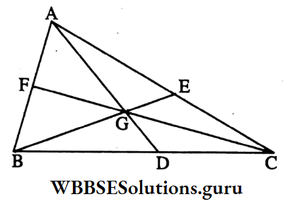 WBBSE-Solutions-For-Class-9-Maths-Geometry-Chapter-4-Theorems-On-Concurrence-G-Is-The-Centriod-Of-Triangle-ABC